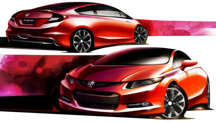  Honda Civic Si Coupe Skethes 2011 года  (фото 2 из 2)